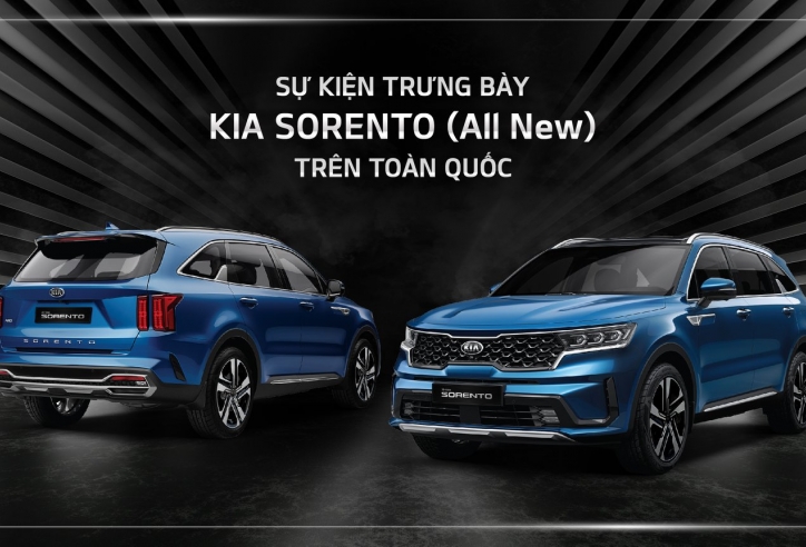 Kia Sorento thế hệ mới sẽ được trưng bày trên toàn quốc